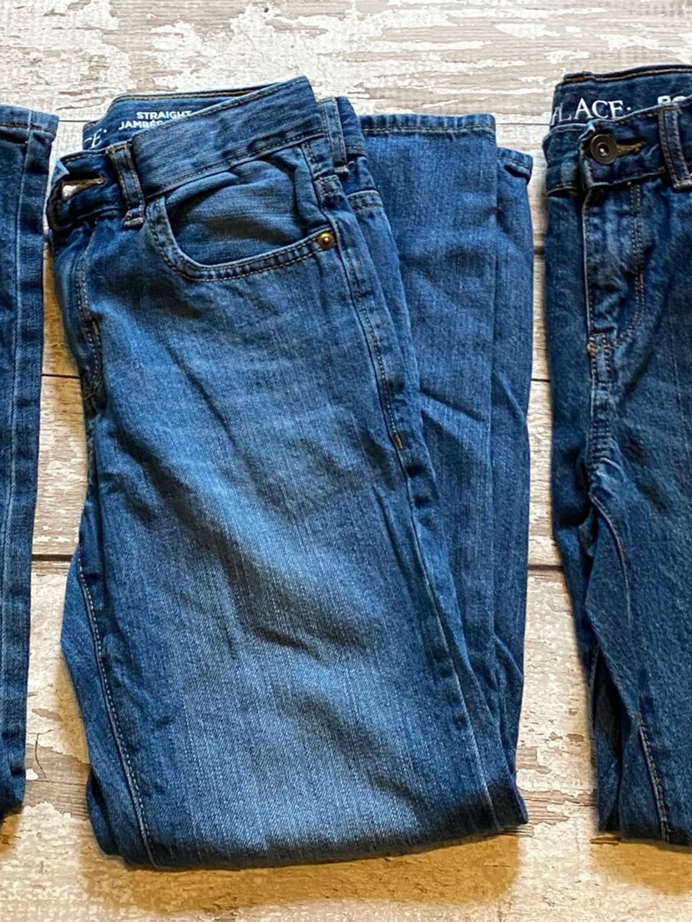The Children's Place Dark Blue Straight-Leg Jeans - Kids
